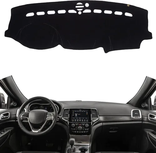 Vista 14 de TUCAREST Funda para salpicadero Compatible con Ch-Evy Silverado 1500/2500 HD/ 3500 HD 2019 2020 2021 2022 2023, GM-C Sierra 1500/2500 HD/ 3500 HD