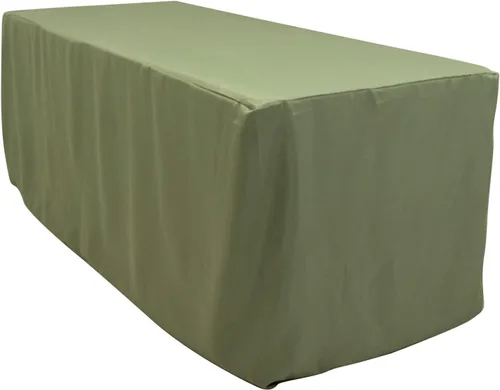 Vista 5 de BalsaCircle Mantel de poliéster ajustado negro de 6 pies para bodas, fiestas, eventos, mantelería