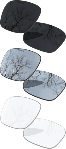 Vista 33 de ToughAsNails Set of 3 Polarized Replacement Lenses for Oakley Fuel Cell OO9096 Pack