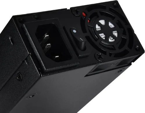 Vista 5 de SilverStone Technology - Fuente de alimentación ATX flexible de 350 watts con cables fijos y 80 Plus Gold con conector PCIe de 6 pines
