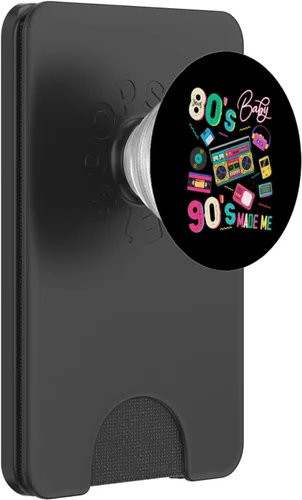 Vista 7 de Vintage 80's Baby 90's Made Me Retro 1980s Nostalgia 1990s PopSockets Standard PopGrip