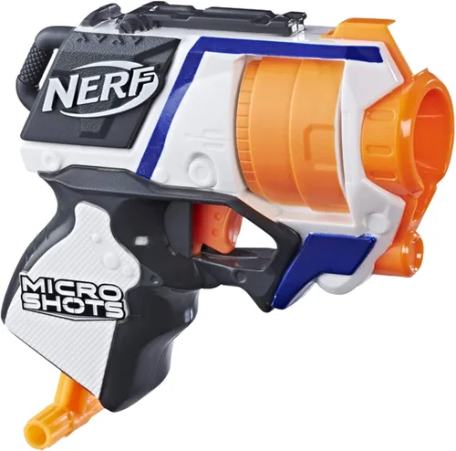 Vista 6 de NERF MicroShots 6-Blaster Bundle - 6 Mini Lanzadardos Elite y 6 Dardos Oficiales Elite - Para Niños, Adolescentes, Adultos (Exclusivo de Amazon)
