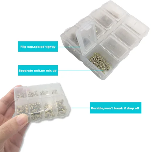 Vista 3 de M3 M4 M5 Insertos roscados para plástico 3D Impresión Calor Set Inserción Kit 145pcs