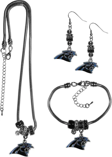 Vista 5 de Siskiyou Sports NFL womens Euro Bead Jewelry 3 piece Set
