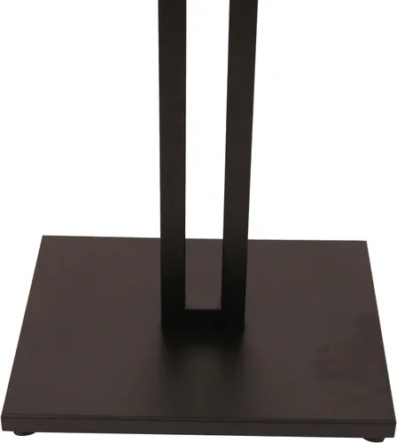 Vista 8 de SSWBasics Perchero de ropa ajustable de 2 vías negro con brazos rectos y detalles cromados, ajustable de 48 a 72 pulgadas, ideal para tiendas