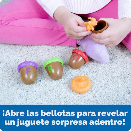 Vista 4 de Learning Resources Juego de Actividades de Bellotas del Alfabeto - Rompecabezas ABC, Actividades de Aprendizaje Preescolar, Materiales de Terapia