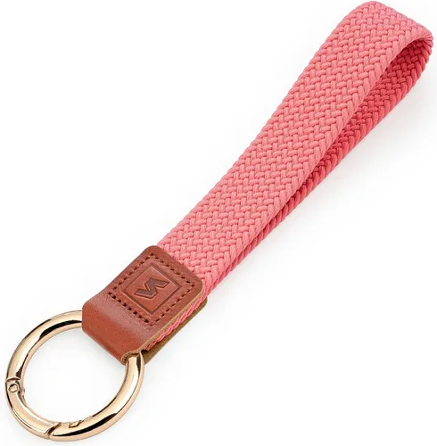 Vista 9 de Cordón de pulsera, soporte elástico para llavero, diseño elástico original anticaída R001c Cereza