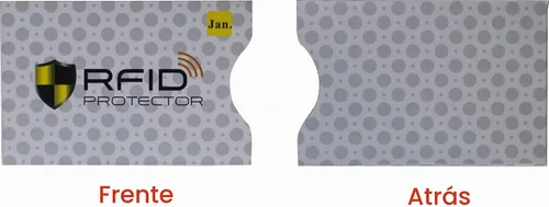 Vista 6 de Juego de 12 fundas de bloqueo RFID, 12 fundas protectoras para tarjetas de crédito, protección contra robo de identidad, diseño delgado