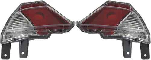Vista 2 de Silscvtt Reemplazo del conjunto del reflector trasero de la luz trasera del parachoques para Rav4 2016-2018 lado del conductor y del pasajero
