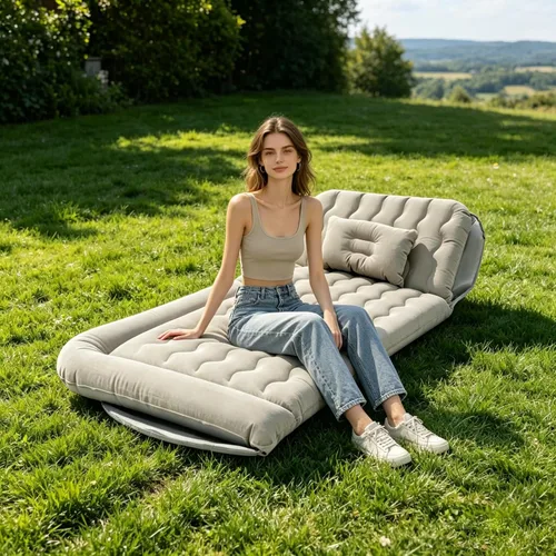 Vista 5 de Colchón de aire SUV, cama inflable del coche con la bomba de aire