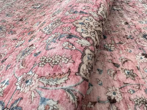 Vista 350 de GLN Rugs Traditional Collection - Alfombra de felpilla lavable a máquina, tradicional lavable, antideslizante, alfombra de felpilla de pelo corto