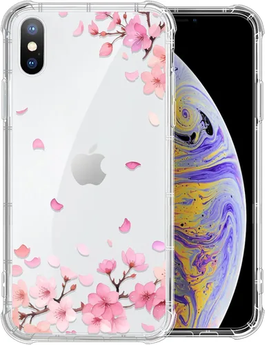Vista 41 de Funda compatible con iPhone X/Xs, TPU suave, transparente, a prueba de golpes, funda protectora transparente para iPhone X/XS, alpaca