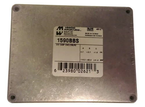 Vista 12 de Hammond Manufacturing 1590B DIECAST Caja 4.4X2.3X1.1 Plateado