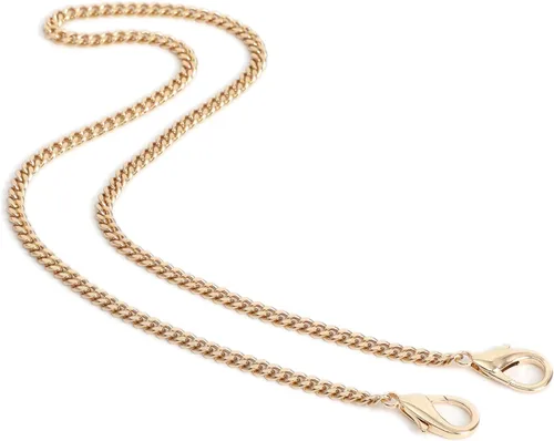 Vista 15 de Yichain Mini Linda Correa de Cadena de Bolso de Mano Correa de Repuesto para Bolso de Mano con Hombro Accesorios de Encanto (Oro Antiguo, 33 cm)