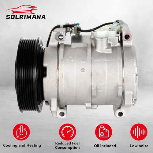 Vista 2 de Conjunto de embrague del compresor del A/C CO 28003C se adapta para Honda Accord 2.4L 2003-2007 Kit compresor de CA Refrigeración del motor Piezas