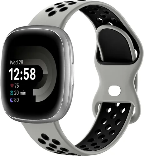Vista 15 de Maledan Correas deportivas transpirables para Fitbit Versa 3/4, Sense/Sense 2, correas de repuesto para hombres y mujeres, accesorios para relojes