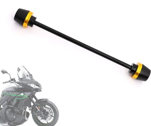 Vista 8 de MC MOTOPARTS Compatible con Z900 2017-2018 Negro Eje Rueda Delantera Horquilla Protectores Protectores Protectores de Choque