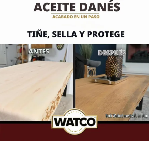 Vista 9 de Watco - Aceite danés de acabado para madera