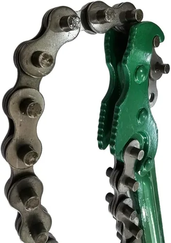 Vista 2 de Llave de cadena de trinquete de alta resistencia de 8 pulgadas, llave de filtro de aceite, llave de tubo, estilo de cadena, herramienta