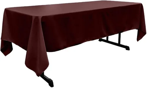 Vista 26 de New Creations Fabric & Foam Inc - Mantel rectangular de popelina de poliéster de 60 pulgadas de ancho por 120 pulgadas de largo. (Avocado)