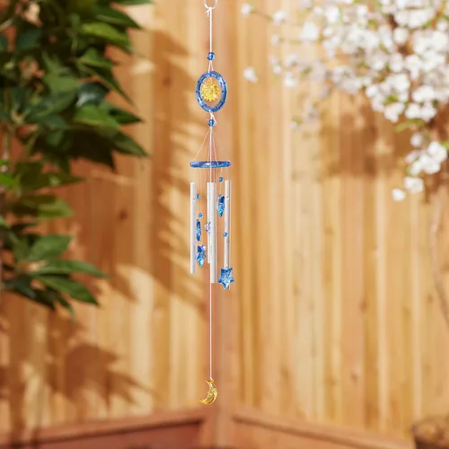 Vista 5 de Regalos y decoración Celestial acrílico colgante carillón de viento al aire libre