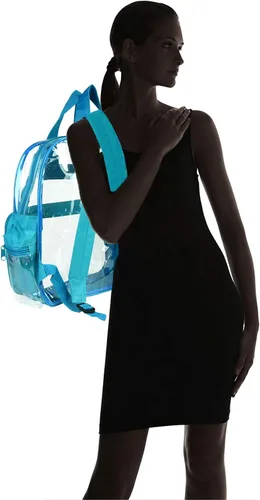 Vista 55 de DALIX Bolsas de mochila transparentes de plástico liso dorado