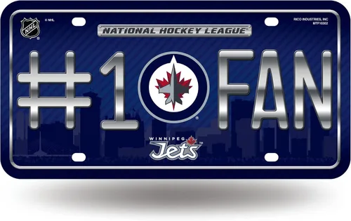 Vista 17 de NHL #1 - Placa de matrícula metálica para ventilador