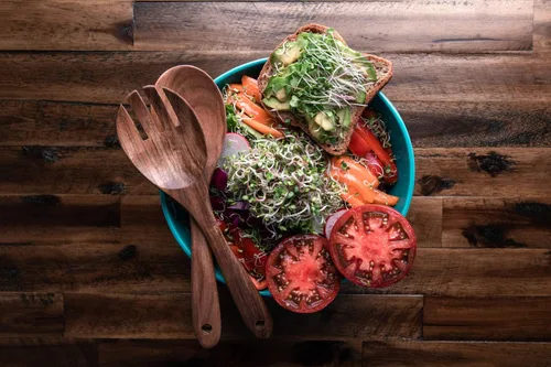 Vista 4 de Arugula Microgreen Seeds - Bolsa resellable de 1 libra a granel Verdes picantes y sabrosos Semillas tradicionales sin OMG Ensalada de cohete