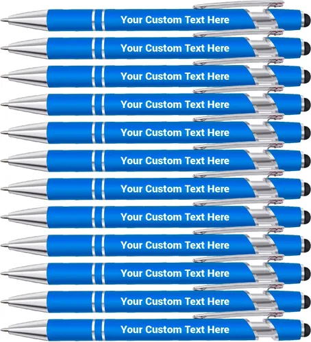 Vista 15 de Bolígrafos personalizados, bolígrafo grabador de negocios personalizados, bolígrafos personalizados con nombre, lápices capacitivos para pantallas
