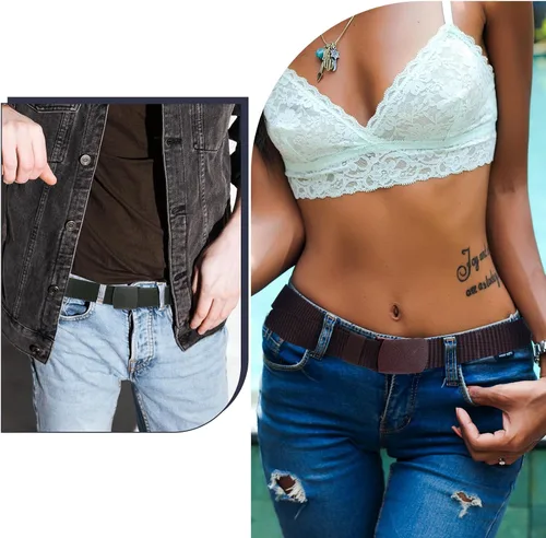 Vista 7 de Molain Paquete de 12 cinturones de nailon para hombre, 1.5 pulgadas, cinturón de lona de nailon para hombres y mujeres, 49 pulgadas de longitud