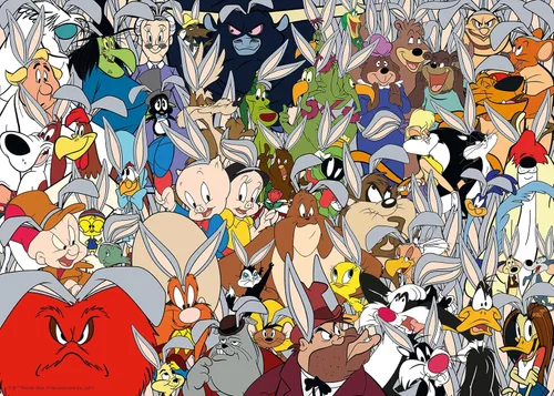 Vista 8 de Ravensburger WB Looney Tunes Challenge - Rompecabezas de 1000 piezas para adultos, 12000409, herramientas hechas a mano, fabricado en Alemania, cada