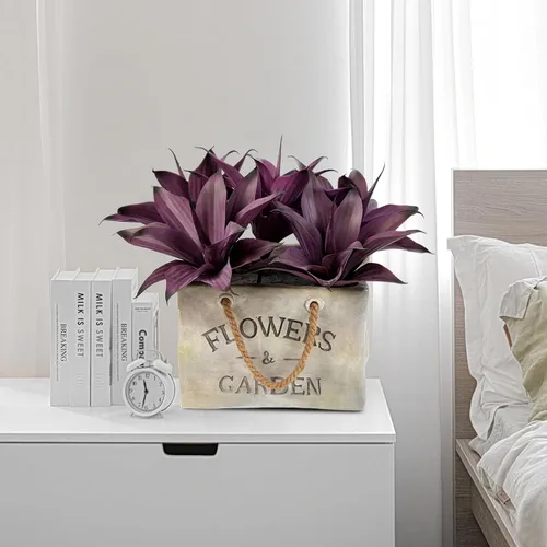 Vista 7 de Ttranewsoo Plantas Artificiales de Agave para Interiores, Resistentes a los Rayos UV, Maceteros Falsos de Agave para Decoración Exterior, Plantas