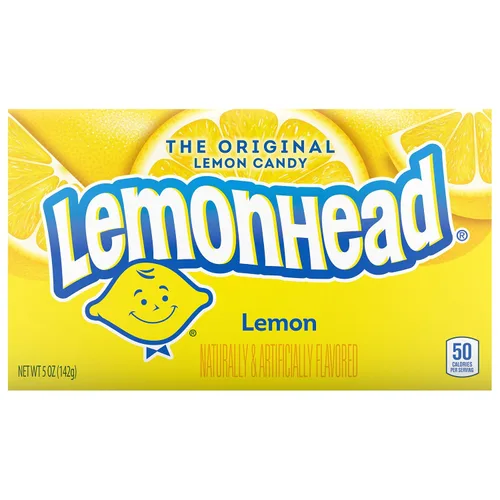 Vista 4 de Lemonhead Caramelos de limón duro, cajas de dulces de cine de 5 onzas (paquete de 12)