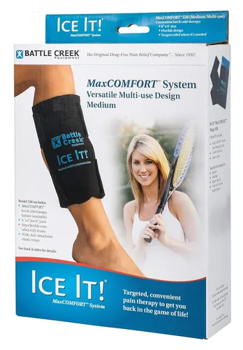 Vista 2 de Paquete de hielo para sistema de terapia fría y caliente, Ice It! ® MaxCOMFORT™ (envoltura media (530)) - de Battle Creek Equipment. Ideal