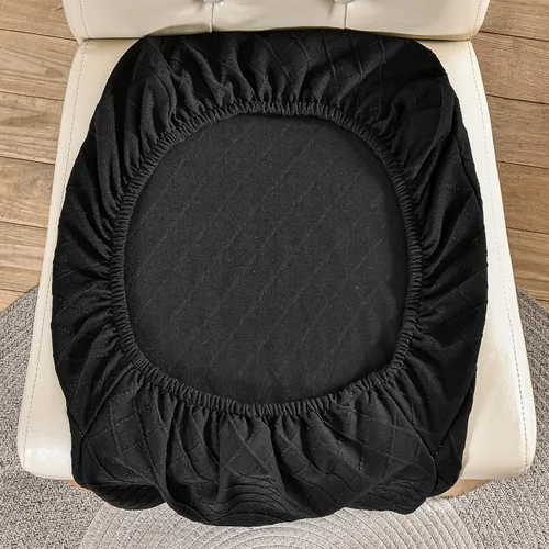 Vista 4 de SoulFeel Juego de 4 fundas para sillas de celosía, extraíbles y lavables, elásticas de elastano jacquard Parsons para silla de comedor, fundas