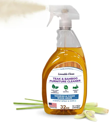 Vista 11 de EcoDecors Loveable - Botella de spray de aceite de teca de 24 onzas, paquete de 2 Perfect for teak patio furniture, shower benches, garden
