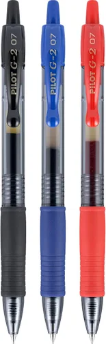 Vista 2 de Pilot G2 - Bolígrafos de gel de alta calidad, punta gruesa, bolígrafos de tinta de gel, 0.039 pulgadas, paquete de 36, negro, azul, rojo, ideal