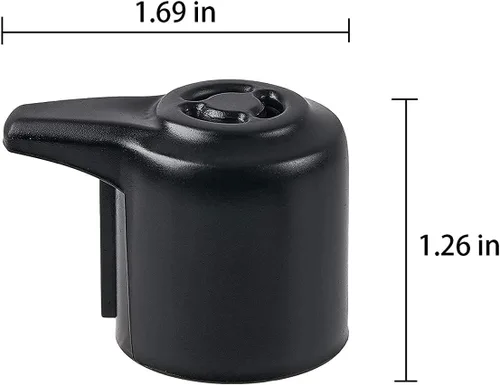 Vista 2 de Paquete de 2 válvulas de liberación de vapor, mango universal de liberación de válvula de presión para olla instantánea de 3, 5, 6, 8 cuartos