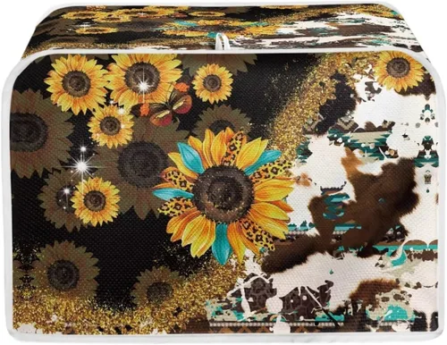 Vista 44 de Mumeson Fundas para tostadoras de café, a prueba de polvo, protección de huellas dactilares, ligeras, cubiertas para horno tostador de 2 rebanadas