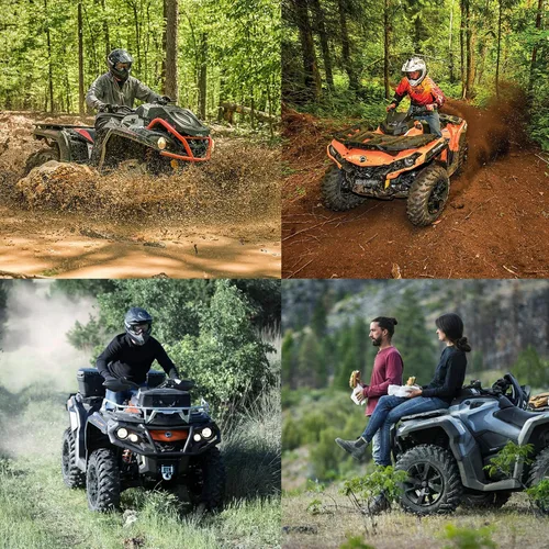 Vista 3 de Pastillas de freno para Can-Am Outlander 450 500 570 650 800R 850 1000,2013-2024 Outlander 1000/1000 Max/1000R Max, 17-2024 450/570/850&Max, 13-2024