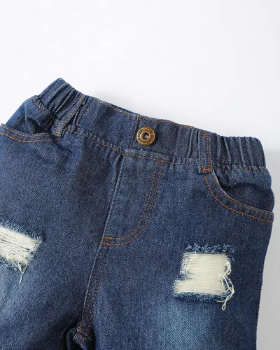 Vista 24 de Conjunto de ropa de verano para bebé y niño, camiseta de manga corta de algodón, pantalones cortos de dinosaurios, conjunto de ropa para niño