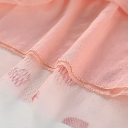 Vista 6 de Nomi&Me Baby Toddler Girl's Cotton Long Sleeve Fashion Tulle Dress