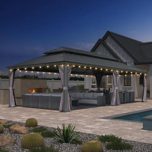 Vista 13 de Purple leaf - Gazebo para exteriores.