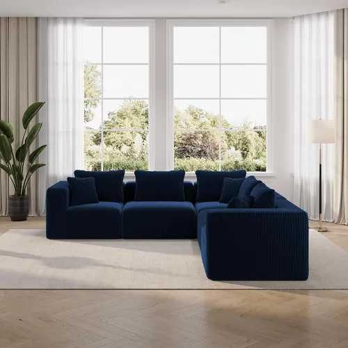 Vista 48 de Novilla - Sofá biplaza modular de 70.8 pulgadas, sofá modular de espacio pequeño, moderno sofá de nube con soporte Smarts Coil®, sofá seccional sin