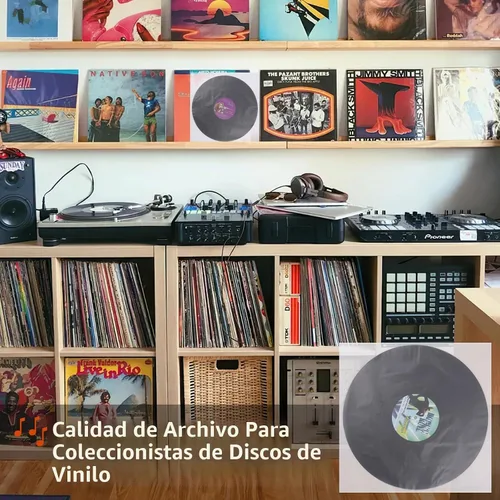 Vista 7 de Paquete de 30 fundas interiores de disco de vinilo de 12 pulgadas para almacenamiento de protección 3.2 mil de grosor, transparente para pantalla