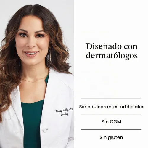 Vista 5 de Neutrogena Suplemento peptídico pro-colágeno para restauración del cabello, 20 paquetes Powder Drink Mix with Vitamin C, Supports Keratin