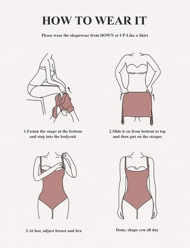 Vista 6 de Aaseow 2 Piece shapewear bodysuit for women tummy control Seamless Thong Full Body shapewear bodysuit