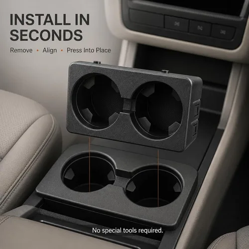Vista 7 de 19154712 Soporte para taza de consola central compatible con Chevy y GMC