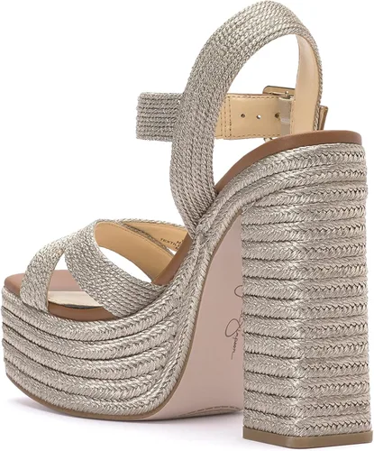Vista 10 de Jessica Simpson Brycen - Sandalias de tacón alto con plataforma para mujer