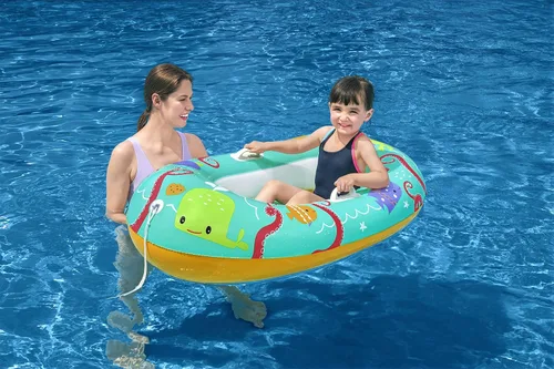 Vista 2 de Bestway® 47" x 31"/1.19m x 79cm Tropical Crew Baby Boat